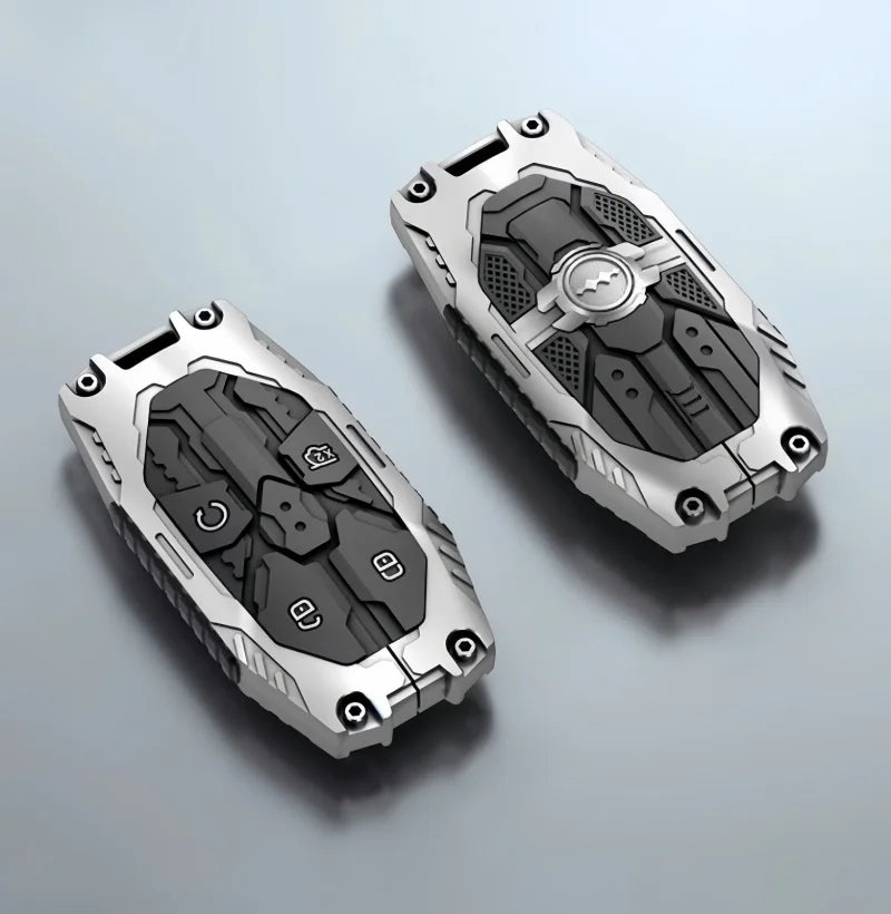 Car All-Inclusive Key Shell Fit for BYD Leopard 8 Leopard 5 Modified Auto Mecha Key Protective Cover Car Interior Upgrade Parts