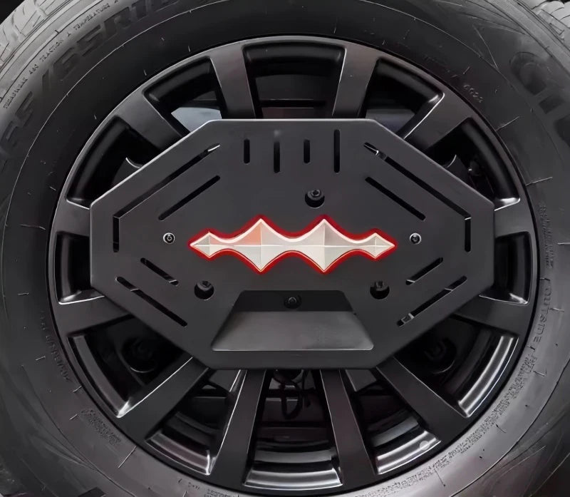 Car Spare Tire Armor Panel Fit for BYD Leopard 5 Car Tailgate Spare Tire Multi-Function Metal Expansion Bracket Upgrade Parts