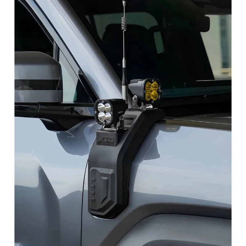 For BYD Leopard 5 Modified A-Pillar Spotlight Bracket Hood Auxiliary Light Antenna Base Mounting Kit