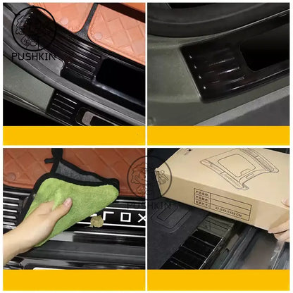 Stainless Steel Door Sill Guards for Rox 01 2025 2026 Custom Welcome Pedal Anti-Scratch Trunk Scuff Plate Accessory