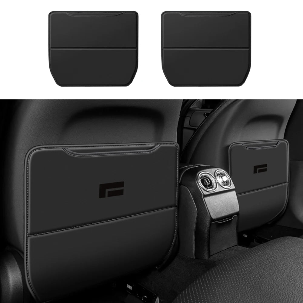Car Seat anti Kick Pad for Rox 01 Leather Rear anti Dirt Pad Interior Modified Accessories