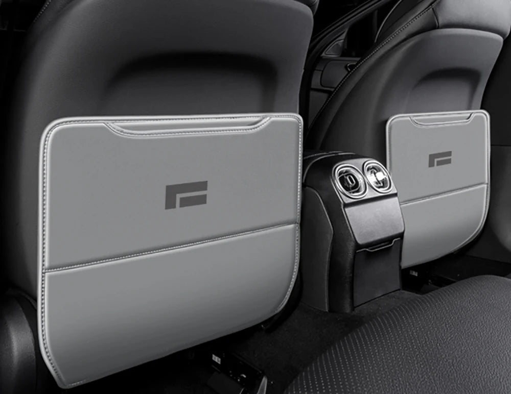 Car Seat anti Kick Pad for Rox 01 Leather Rear anti Dirt Pad Interior Modified Accessories