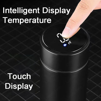 Premium 304 Stainless Steel Thermos Cup for BYD Formula Leopard SUPER Series - Smart Display Vacuum Water Bottle