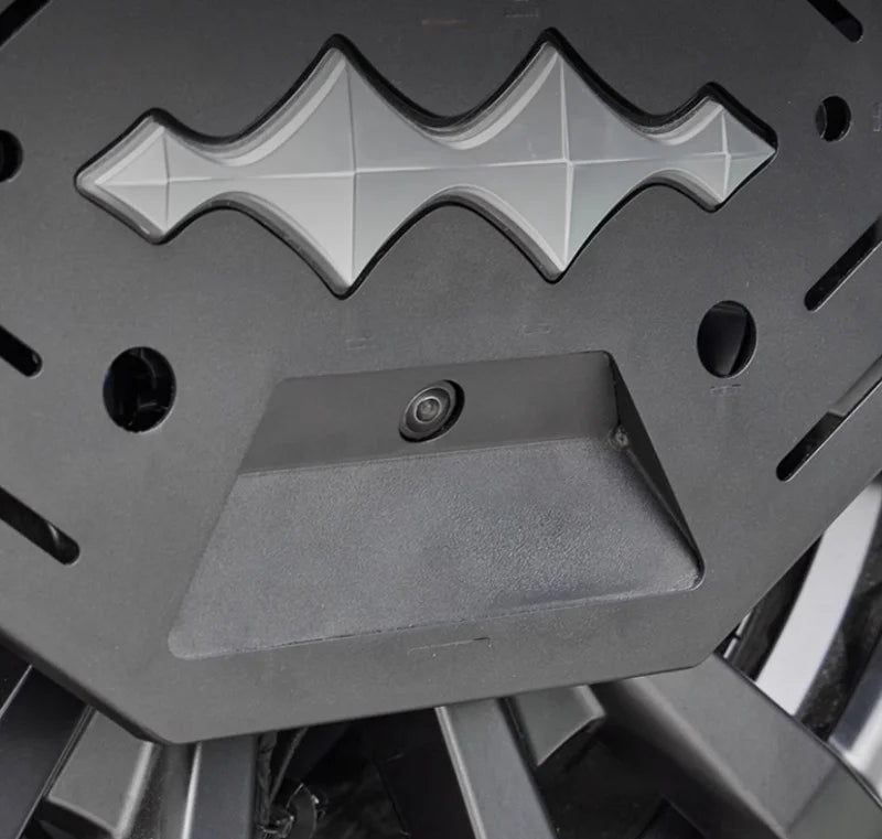 Car Spare Tire Armor Panel Fit for BYD Leopard 5 Car Tailgate Spare Tire Multi-Function Metal Expansion Bracket Upgrade Parts