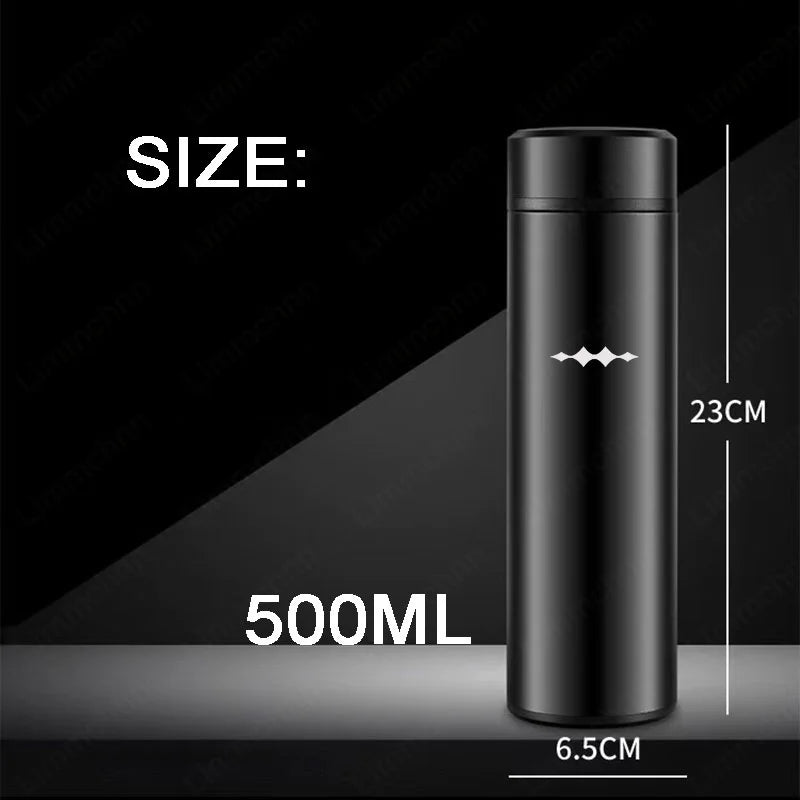Premium 304 Stainless Steel Thermos Cup for BYD Formula Leopard SUPER Series - Smart Display Vacuum Water Bottle