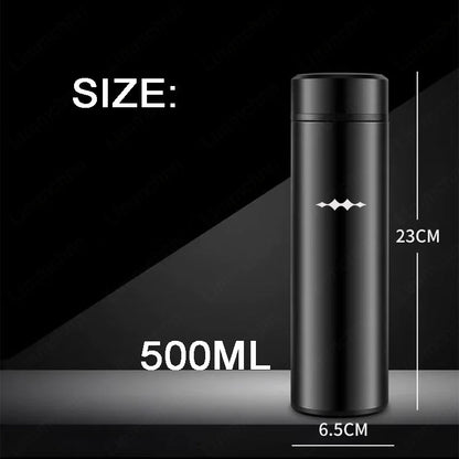 Premium 304 Stainless Steel Thermos Cup for BYD Formula Leopard SUPER Series - Smart Display Vacuum Water Bottle