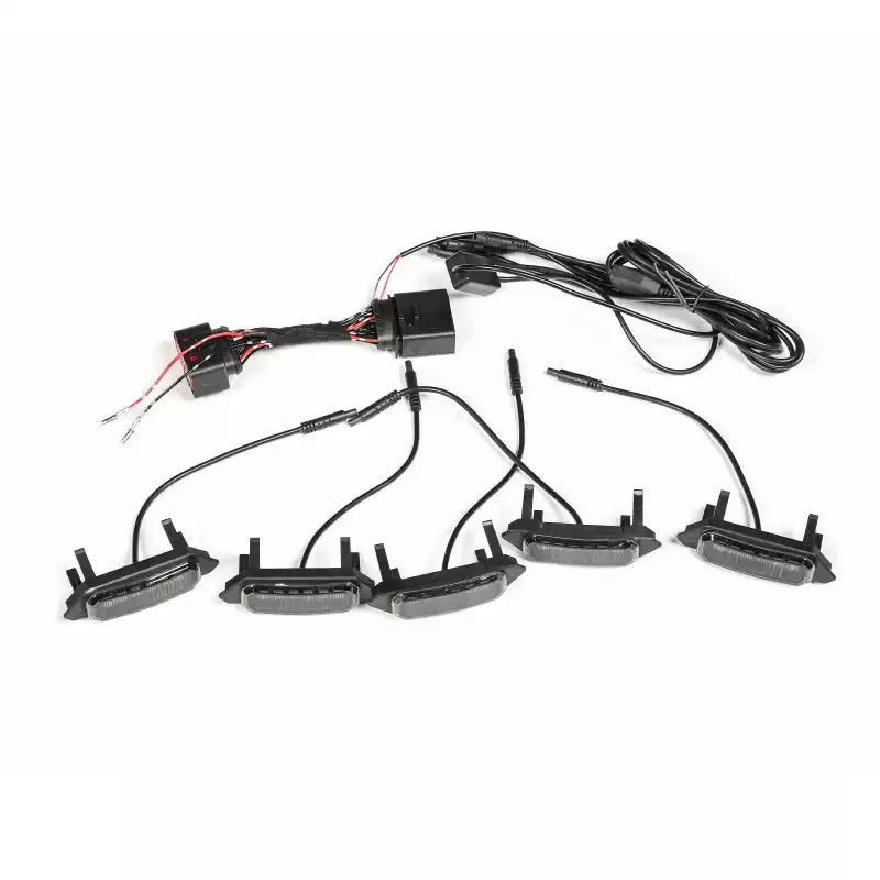 Illuminate Your Ride with the Chery Jetour Traveller T2 2023-2024 LED Grille Light - Stylish Yellow Amber Daytime Running Lamp with APP Control for Off-Road Adventures