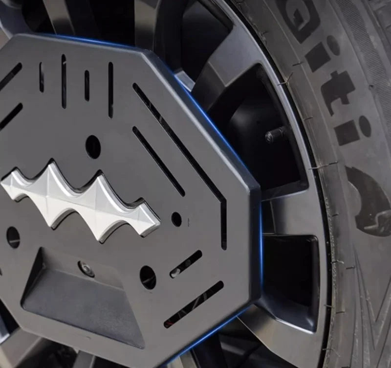 Car Spare Tire Armor Panel Fit for BYD Leopard 5 Car Tailgate Spare Tire Multi-Function Metal Expansion Bracket Upgrade Parts