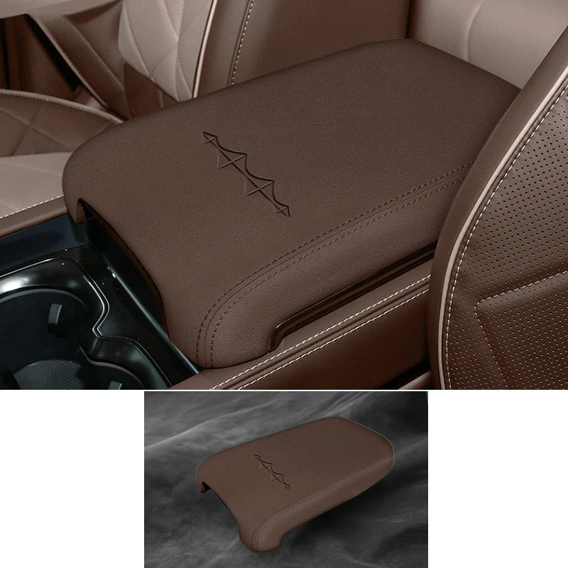 Center Console Armrest Box Protective Cover for BYD Leopard 5 2023-2026 Refrigerator Cover Interior Modification Accessory