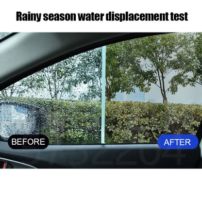 Car Glass Anti-Rain Water Spray - Advanced Nano Coating Hydrophobic Waterproofing Agent for Enhanced Visibility and Safety