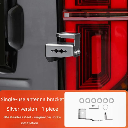Car Tailgate Antenna Bracket Fit for BYD Leopard 5 Car Tailgate Flagpole Rack Dual-Use Base Auto Off-Road Upgrade Parts