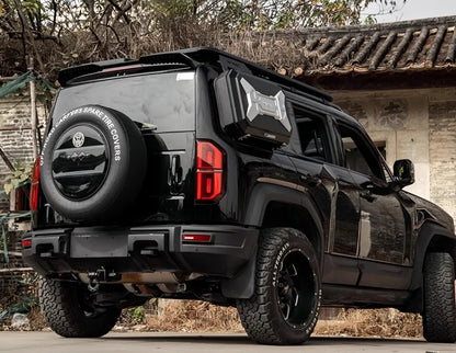 Car Tailgate Leather Spare Tire Protection Cover Fit for BYD Leopard 5 Auto Tailgate 18-Inch Spare Tire Cover Upgrade Parts