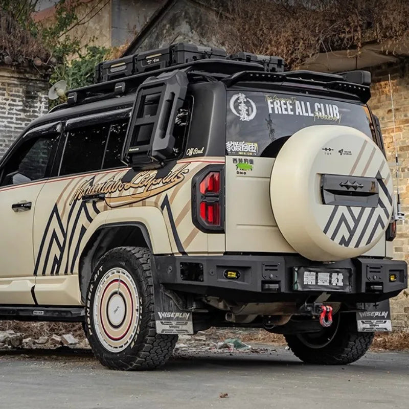 Off-Road Front Bumper for BYD Leopard 5 Anti-Collision Protection with Fog Lights Bumper Modification