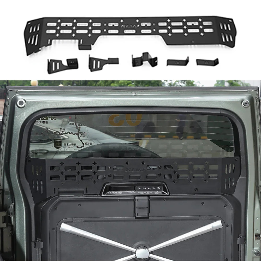 Modified Car Tailgate Storage Frame for Rox 01 Window Sill Fence Trunk Storage Frame Shelf Accessories