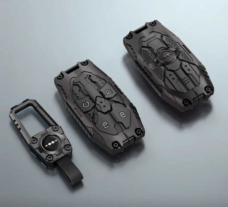 Car All-Inclusive Key Shell Fit for BYD Leopard 8 Leopard 5 Modified Auto Mecha Key Protective Cover Car Interior Upgrade Parts