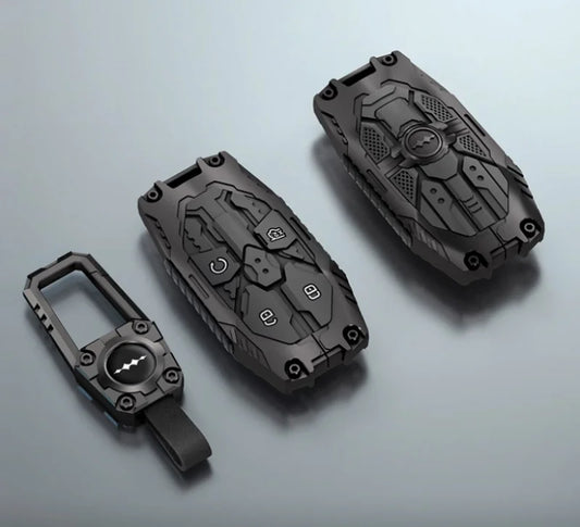 Car All-Inclusive Key Shell Fit for BYD Leopard 8 Leopard 5 Modified Auto Mecha Key Protective Cover Car Interior Upgrade Parts