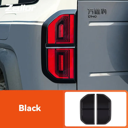 For BYD Leopard 5 Denza B5 Smoked Tail Light Cover Rear Light Protection Frame Decorative Cover Car Accessories