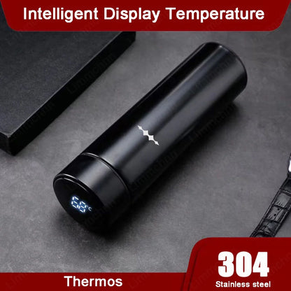 Premium 304 Stainless Steel Thermos Cup for BYD Formula Leopard SUPER Series - Smart Display Vacuum Water Bottle