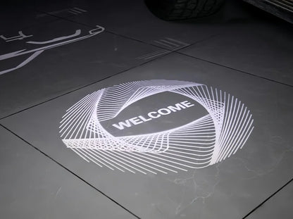 Auto Door Welcome Light Fit for BYD Leopard 8 Modified Auto HD Atmosphere Light Laser Ground Light Car Exterior Upgrade Parts