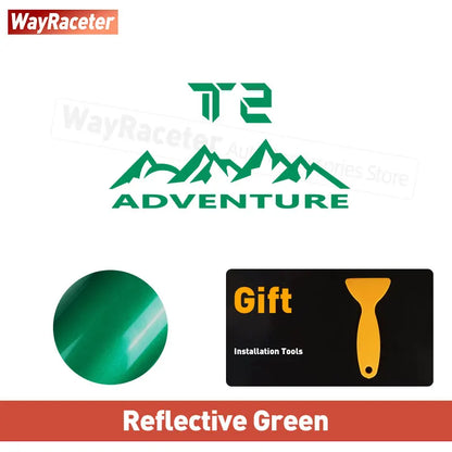 Transform Your Jetour Traveller T2 with Our Reflective Off-Road Mountain Adventure Tire Sticker - Perfect for 2023 & 2024!