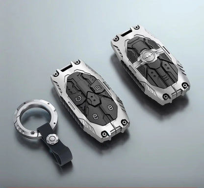 Car All-Inclusive Key Shell Fit for BYD Leopard 8 Leopard 5 Modified Auto Mecha Key Protective Cover Car Interior Upgrade Parts