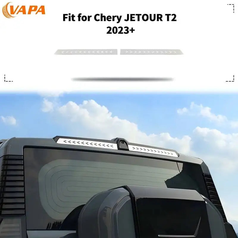 Elevate Your Chery JETOUR T2 with Our Premium High Mounted Brake Light Trim Cover – Stylish Stainless Steel Accessory for 2023 and Beyond