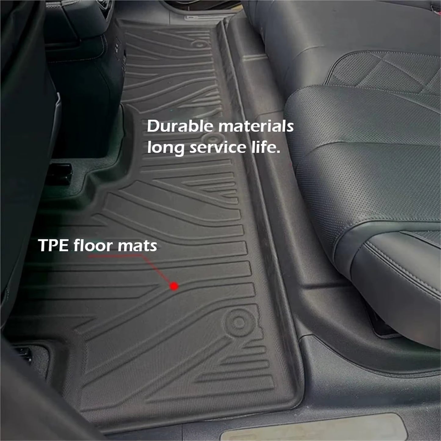 TPE Floor Mats,Floor Mats Compatible with BYD Formula Leopard 5 Bao 5 2025-2023 Cargo Liners Protectors Non-Slip