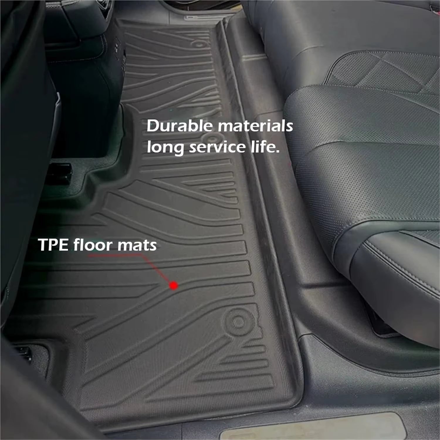 TPE Floor Mats,Floor Mats Compatible with BYD Formula Leopard 5 Bao 5 2025-2023 Cargo Liners Protectors Non-Slip