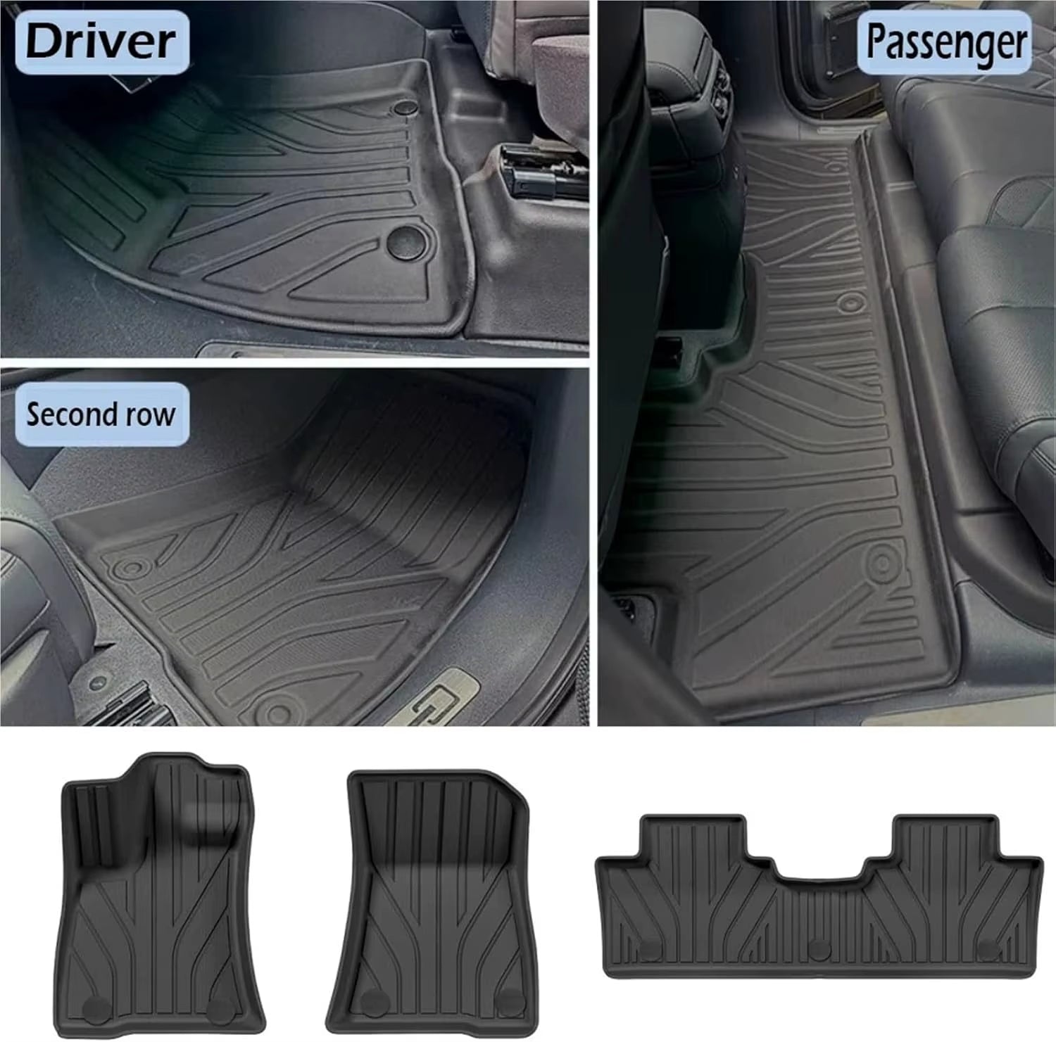 TPE Floor Mats,Floor Mats Compatible with BYD Formula Leopard 5 Bao 5 2025-2023 Cargo Liners Protectors Non-Slip