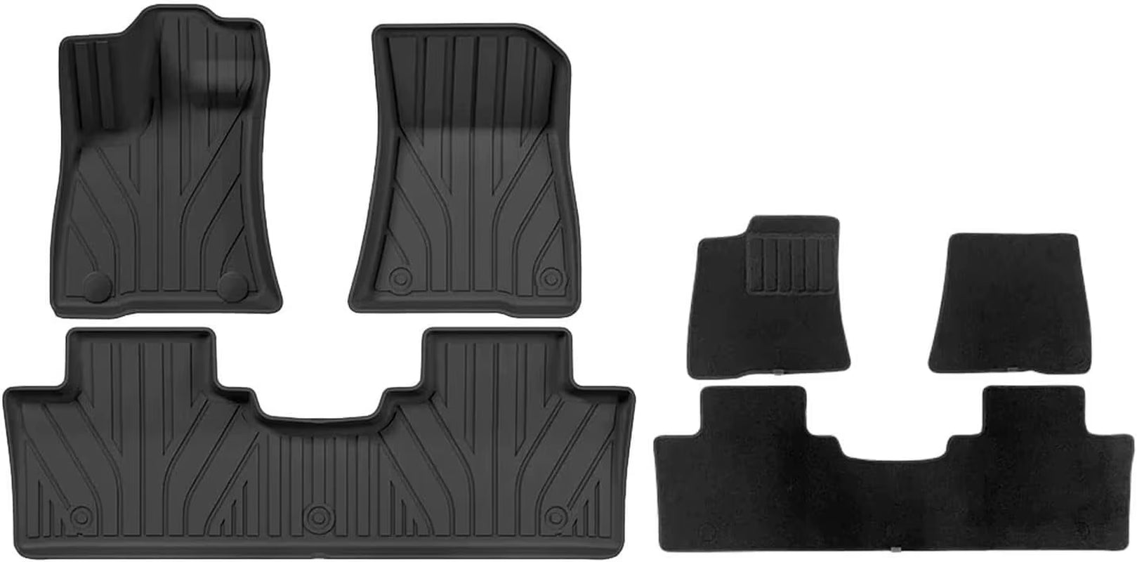 TPE Floor Mats,Floor Mats Compatible with BYD Formula Leopard 5 Bao 5 2025-2023 Cargo Liners Protectors Non-Slip