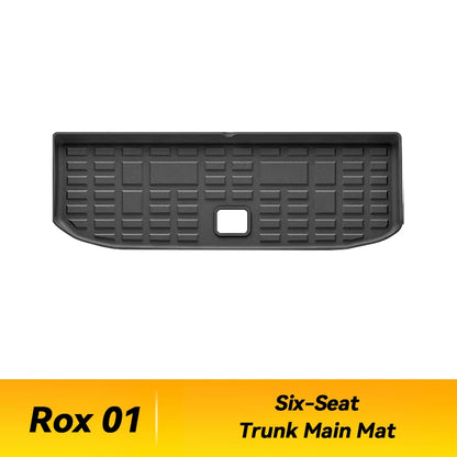 New for Rox 01 Polestones 6 Seats 2024 2025 Floor Mats Waterproof TPE Foot Mats Trunk Mats Pad Car Interior Accessories
